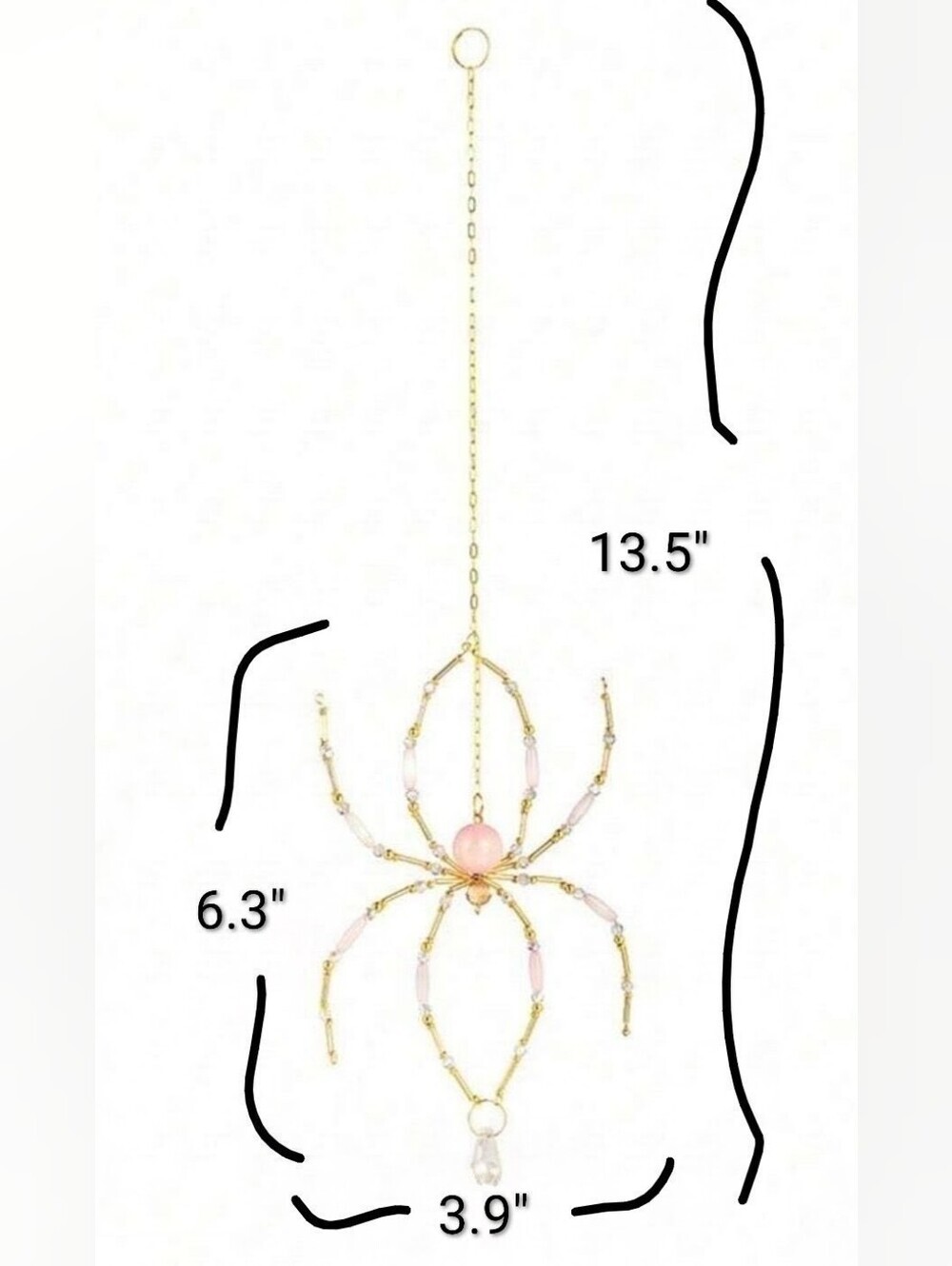 🕷️ Hanging Crystal Spider Suncatcher 🕸️ - Picture 6 of 8